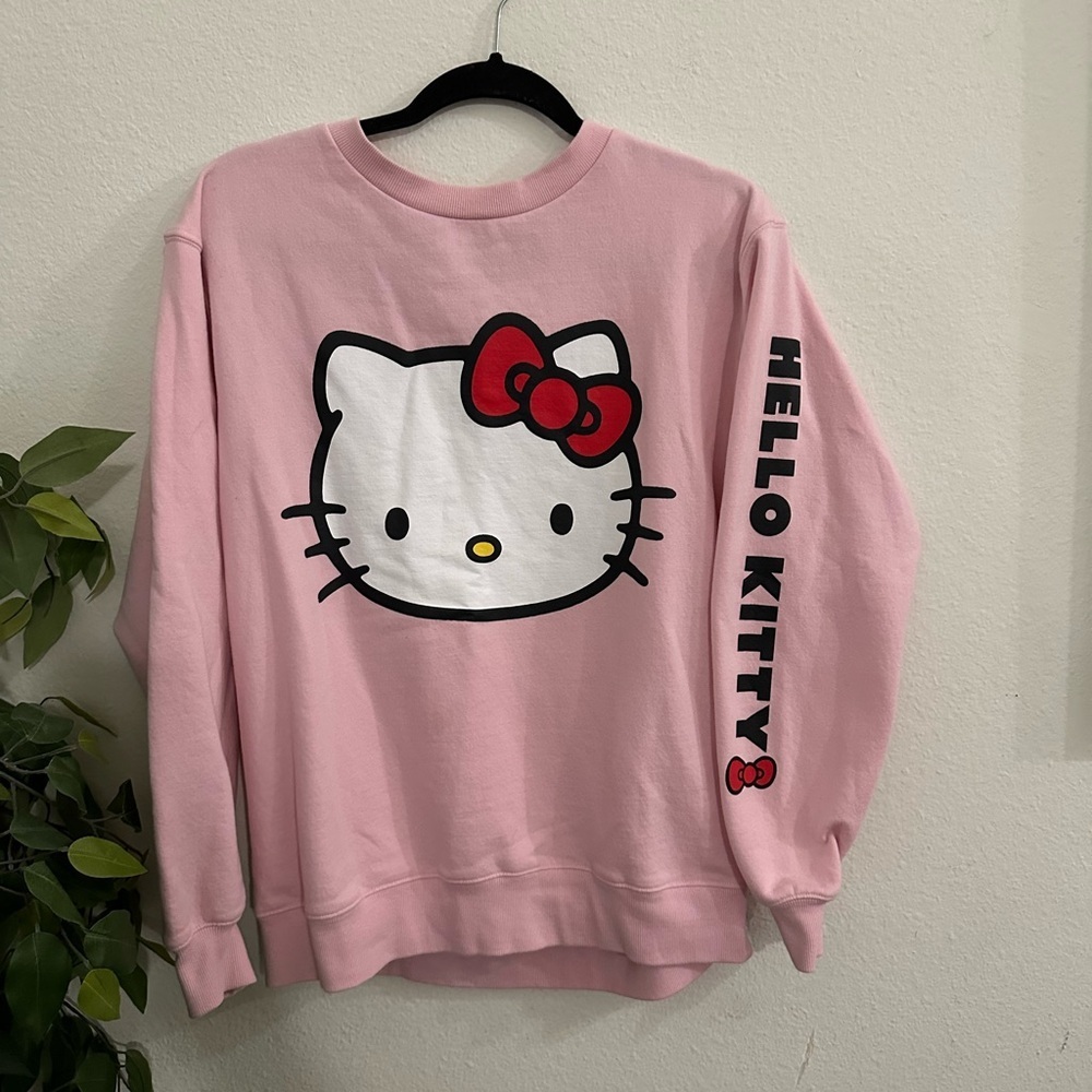 Hello Kitty Pink Sweatshirt Sz S